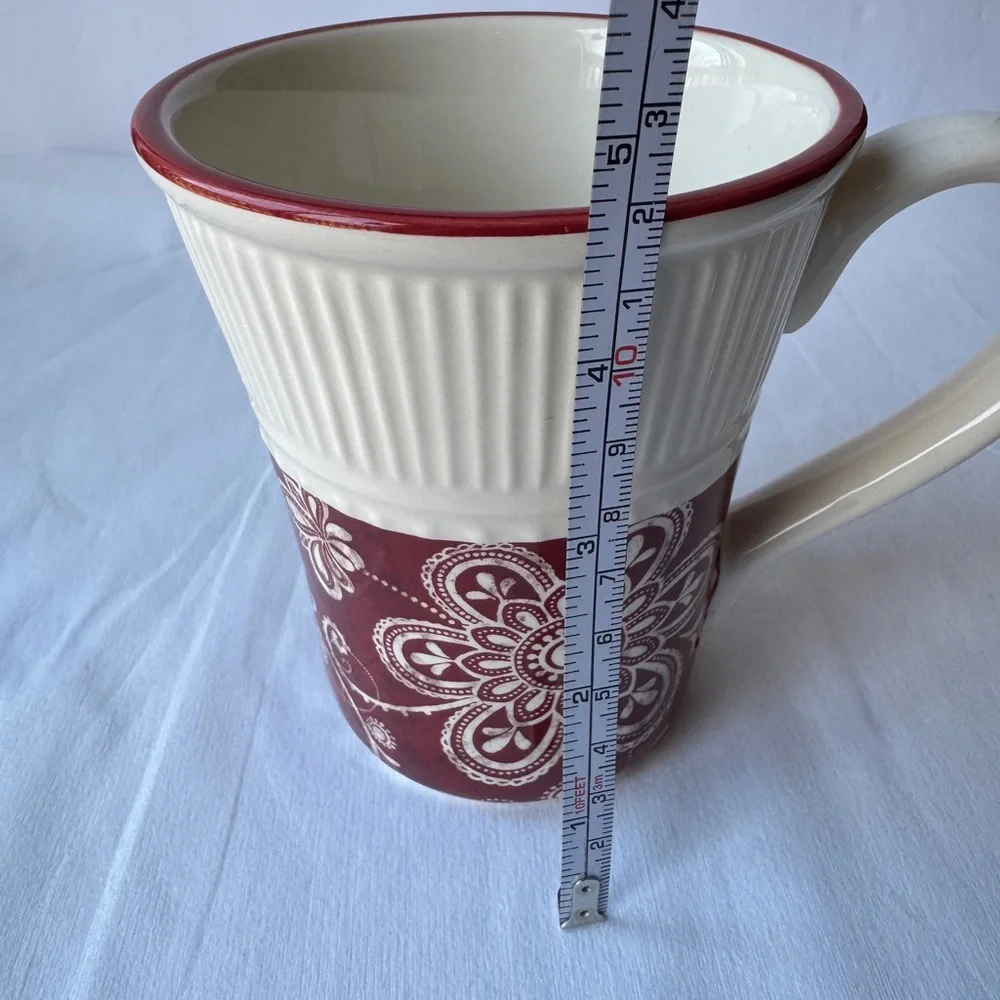 Pier 1 Imports Ironstone Maribeth Coffeee Mug